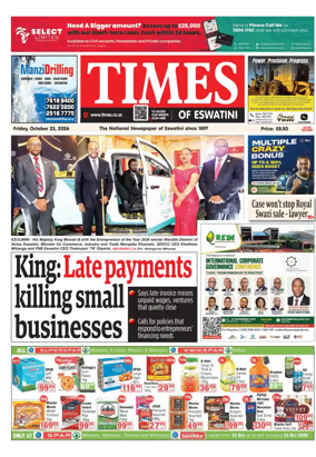 Cover of Times of Eswatini