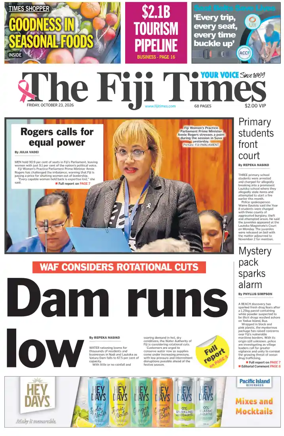 Cover of The Fiji Times