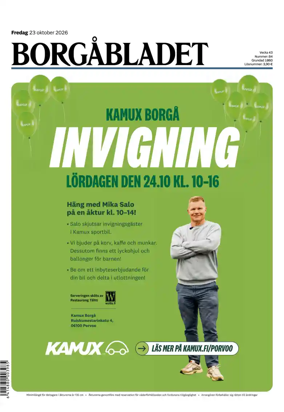 Cover of Borgabladet