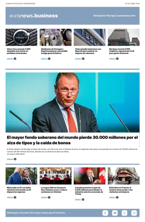 Cover of Euronews Business (Spanish) Compiled Edition