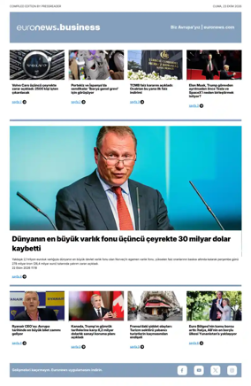 Cover of Euronews Business (Turkish) Compiled Editions