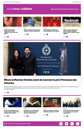 Cover of Euronews Culture (French)