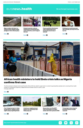 Cover of Euronews Health (English) Compiled Edition