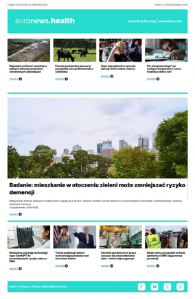 Cover of Euronews Health (Polish)