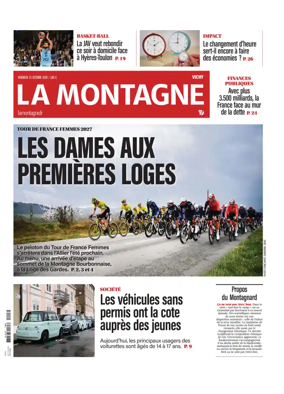 Cover of La Montagne (Vichy)