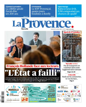 Cover of La Provence Marseille
