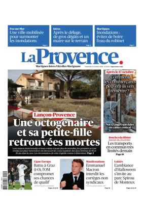 Cover of La Provence Martigues-Istres-Vitrolles-Marignane