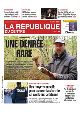 Cover of La Republique du Centre (Orleans - Loiret))