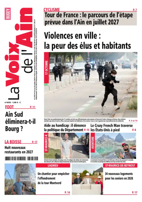 Cover of La Voix de l’Ain Amberieu en Bugey - Meximieux