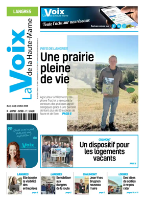 Cover of La Voix de la Haute-Marne edition Langres