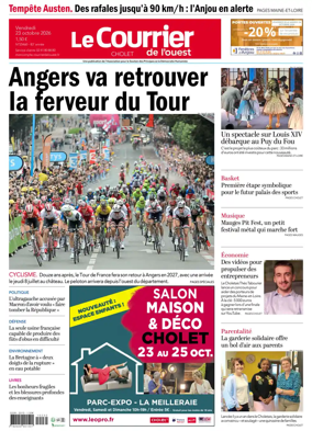 Cover of Le Courrier de l’Ouest (Cholet)