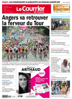 Cover of Le Courrier de l’Ouest (Nord Anjou)