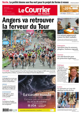 Cover of Le Courrier de l’Ouest (Saumur)