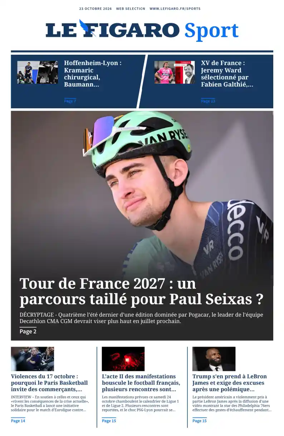 Cover of Le Figaro Sport