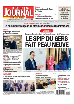 Cover of Le Petit Journal - L'hebdo local du Gers