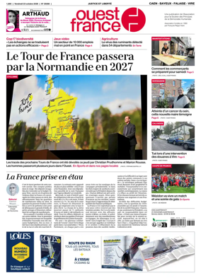 Cover of Ouest France (Caen - Bayeux - Falaise - Vire)