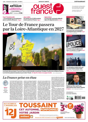 Cover of Ouest France (Chateaubriant)