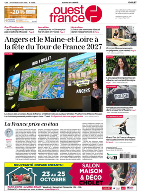 Cover of Ouest France (Cholet)
