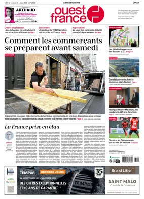 Cover of Ouest France (Dinan)