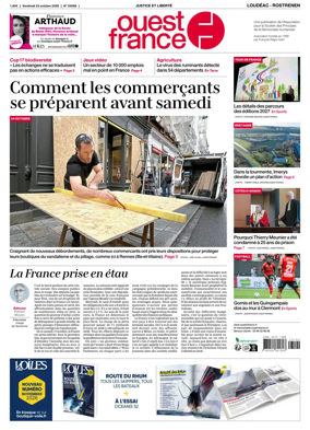 Cover of Ouest France (Loudeac / Rostrenen)