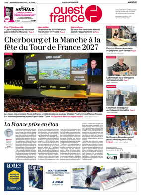 Cover of Ouest France (Manche)
