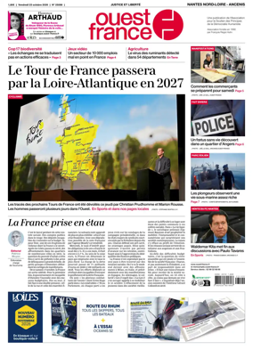 Cover of Ouest France (Nantes Nord-Loire - Ancenis)