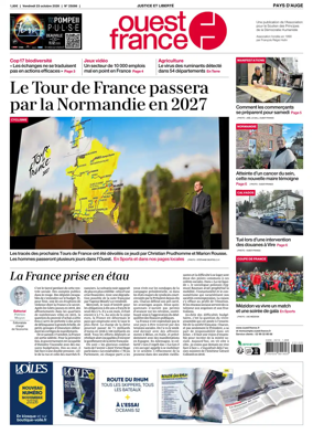 Cover of Ouest France (Pays d'Auge)