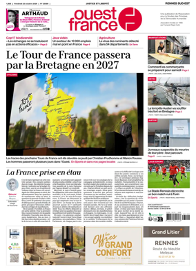 Cover of Ouest-France (Rennes Sud-Est)
