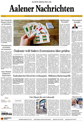 Cover of Aalener Nachrichten