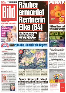 Cover of BILD Hamburg