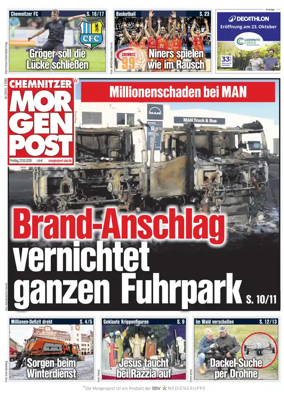 Cover of Chemnitzer Morgenpost