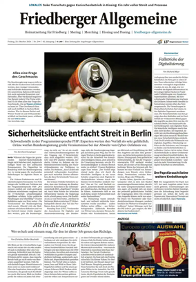 Cover of Friedberger Allgemeine