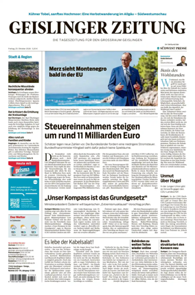 Cover of Geislinger Zeitung