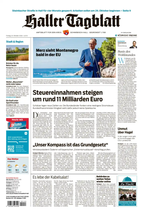 Cover of Haller Tagblatt