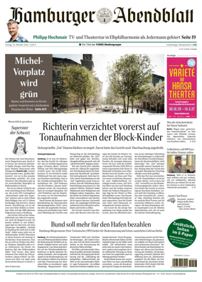 Cover of Hamburger Abendblatt (Harburg)