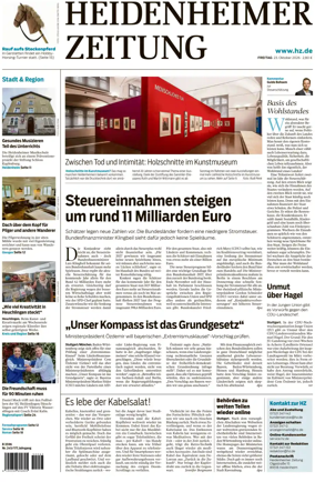 Cover of Heidenheimer Zeitung