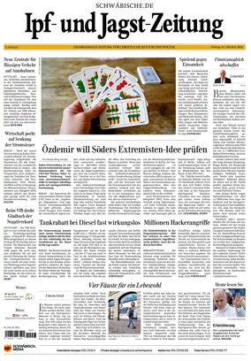 Cover of Ipf- und Jagst-Zeitung