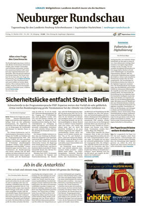 Cover of Neuburger Rundschau