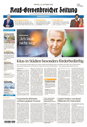 Cover of Neuss-Grevenbroicher Zeitung Neuss