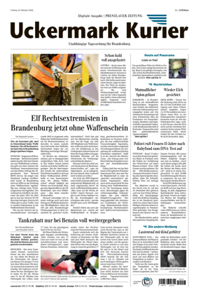 Cover of Prenzlauer Zeitung