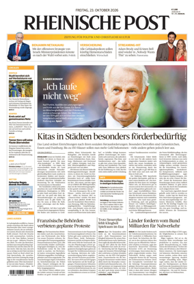 Cover of Rheinische Post Krefeld Kempen