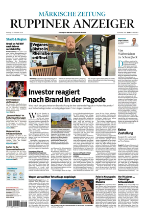 Cover of Ruppiner Anzeiger