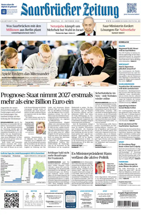 Cover of Saarbruecker Zeitung