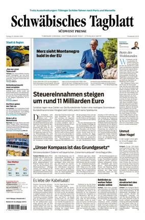 Cover of Schwabisches Tagblatt - Tubinger Chronik