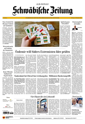 Cover of Schwabische Zeitung (Alb-Donau)