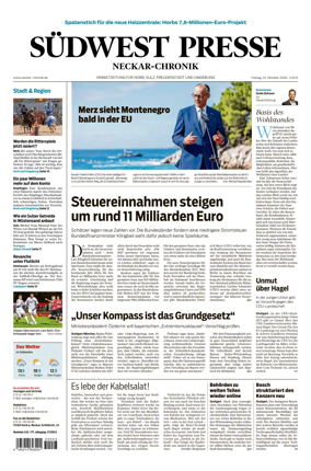 Cover of SUDWEST PRESSE - Neckar-Chronik