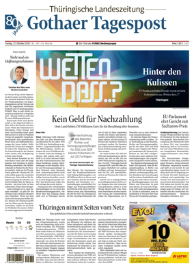 Cover of Thuringische Landeszeitung (Gotha)