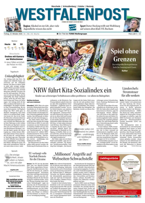 Cover of Westfalenpost (Meschede)