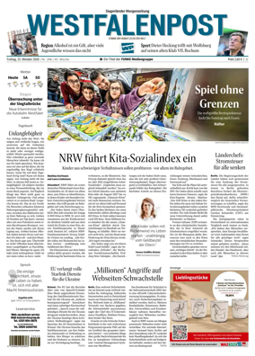 Cover of Westfalenpost (Siegen)
