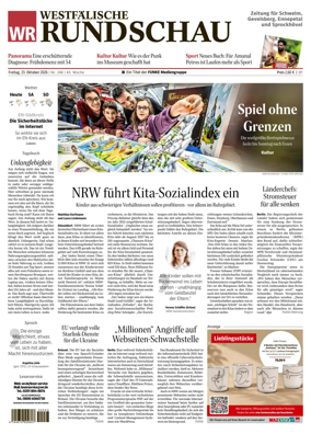 Cover of Westfalische Rundschau (Ennepetal)